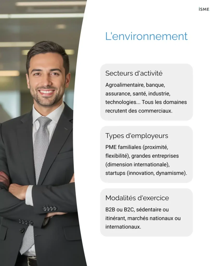 L'environnement d'un commercial