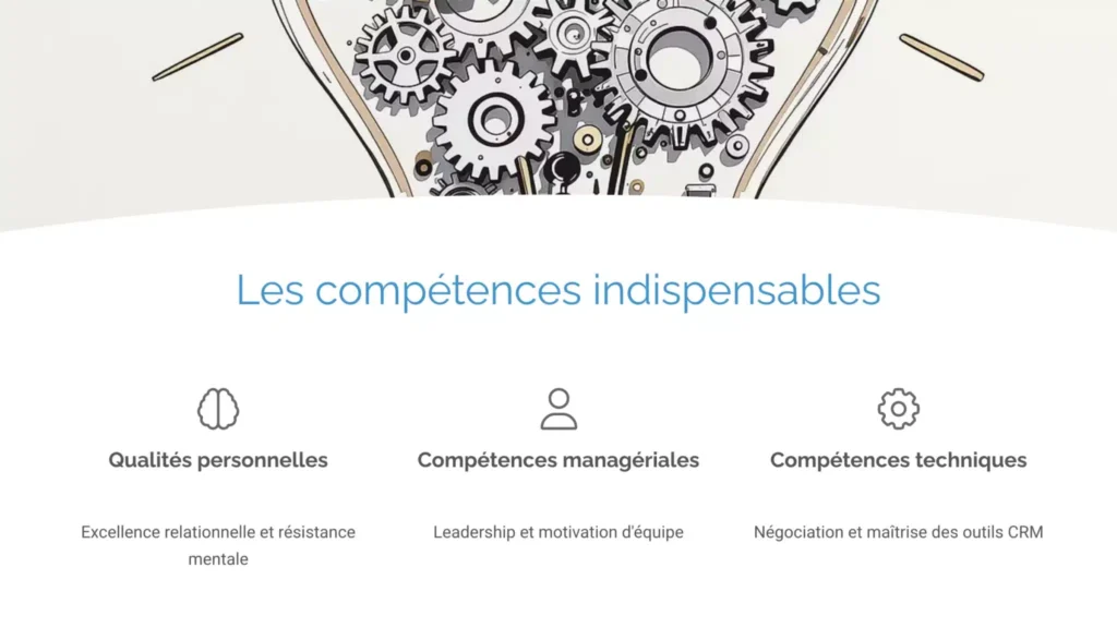 Les compétences indispensables d'un directeur commercial