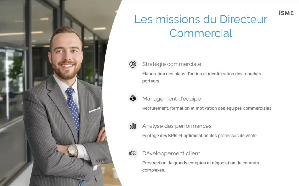 Les missions du directeur commercial