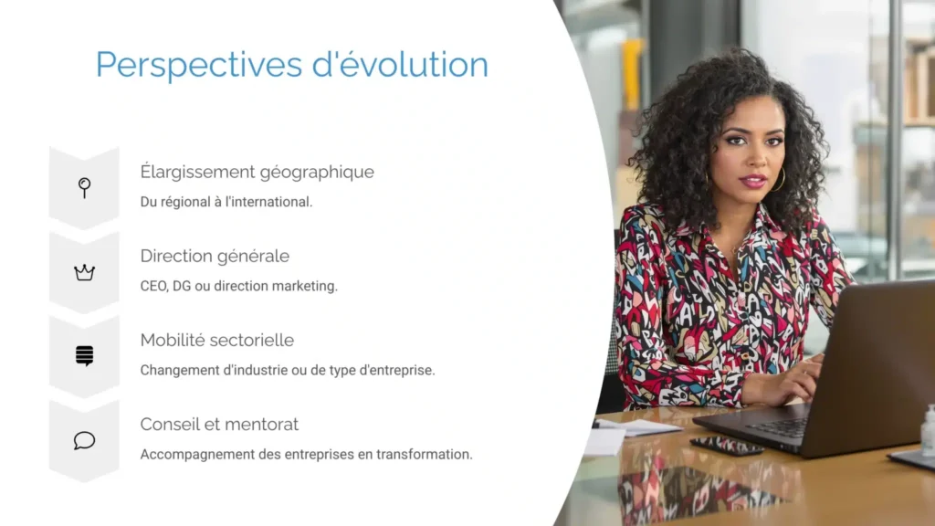 Les perspectives d'évolution d'un directeur commercial