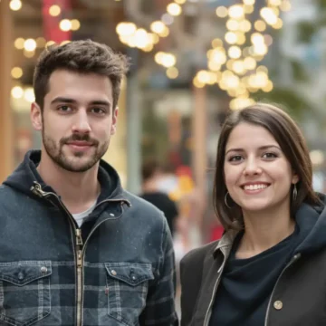 Deux jeunes étudiants qui vont devenir commerciaux