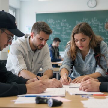 Des étudiants qui ont choisi l'alternance