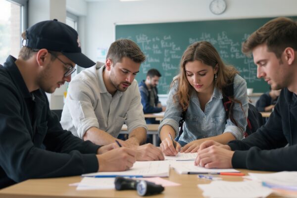 Des étudiants qui ont choisi l'alternance