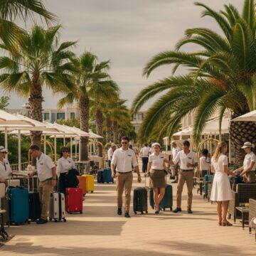 Des nouveaux salariés après avoir obtenu un BTS tourisme