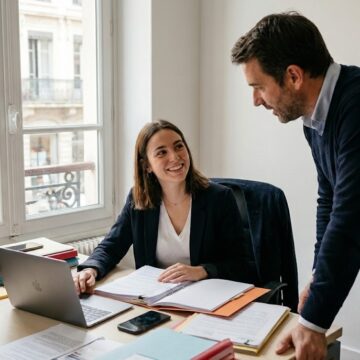 Une assistante ayant obtenu son BTS GPME