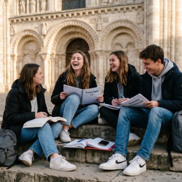 4 étudiants à Poitiers