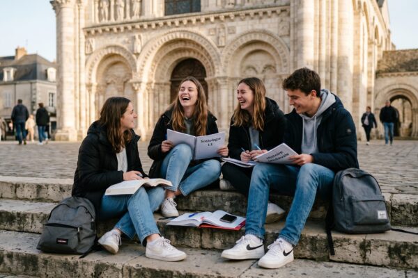 4 étudiants à Poitiers