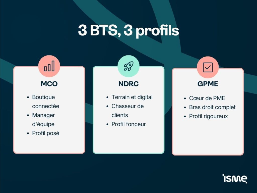 3 BTS, 3 profils